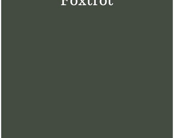 FOXTROT Wise Owl Chalk Style Paint, Furniture Paint, blue paint, green paint