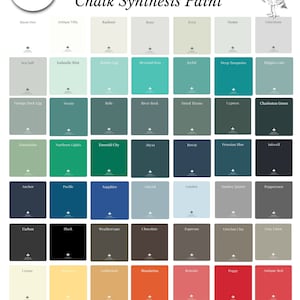 CHARLESTON GREEN Wise Owl Chalk Style Paint, Pint size Furniture Paint, green paint image 2