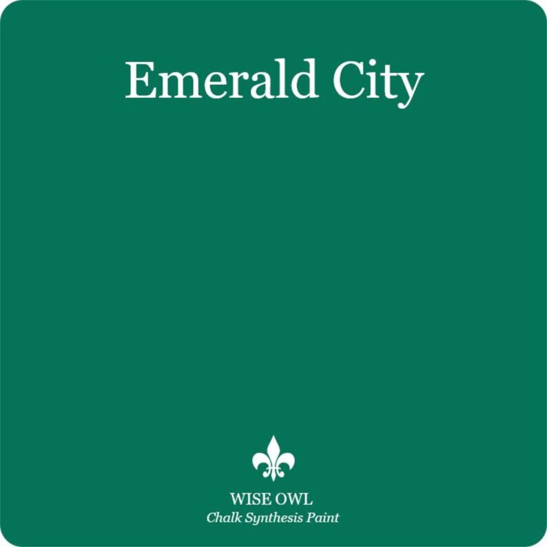 Emerald City Wise Owl Chalk Style Paint Furniture Image 0