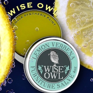 BACK IN STOCK Wise Owl Lemon Verbena Furniture Salve, Natural Furniture Polish, 7 scents plus unscented image 1