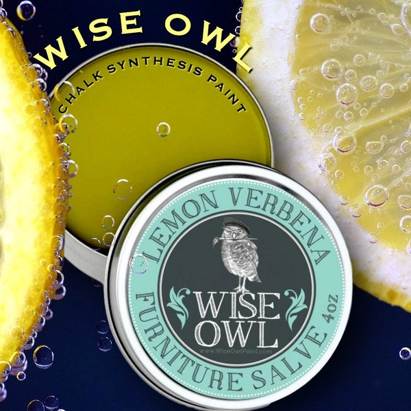 BACK IN STOCK!!!  Wise Owl Lemon Verbena Furniture Salve, Natural Furniture Polish, 7 scents plus unscented