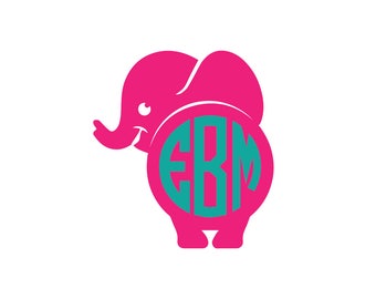 Free Free Elephant Monogram Svg Free 616 SVG PNG EPS DXF File