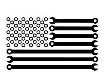 Download Wrench flag decal | Etsy