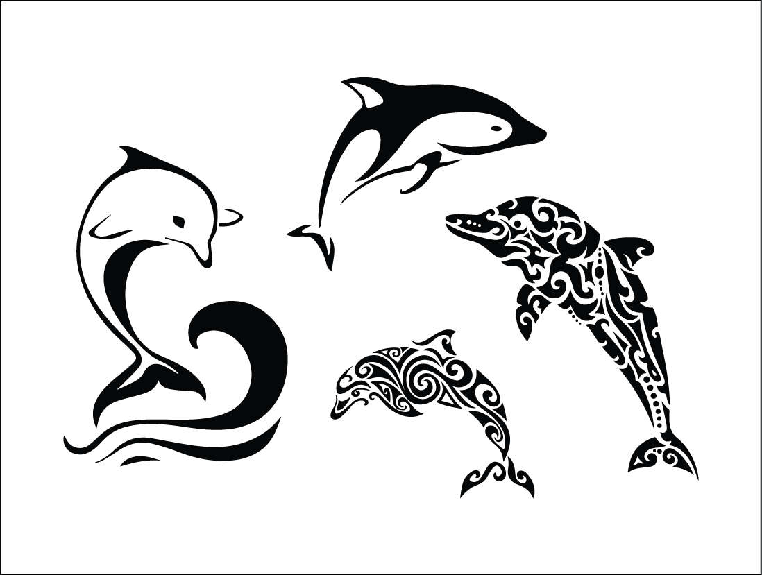 Download Dolphin download unique animal svg dxf eps ai png | Etsy