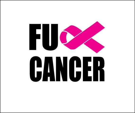 Fuck cancer download awareness svg dxf eps ai png - Etsy