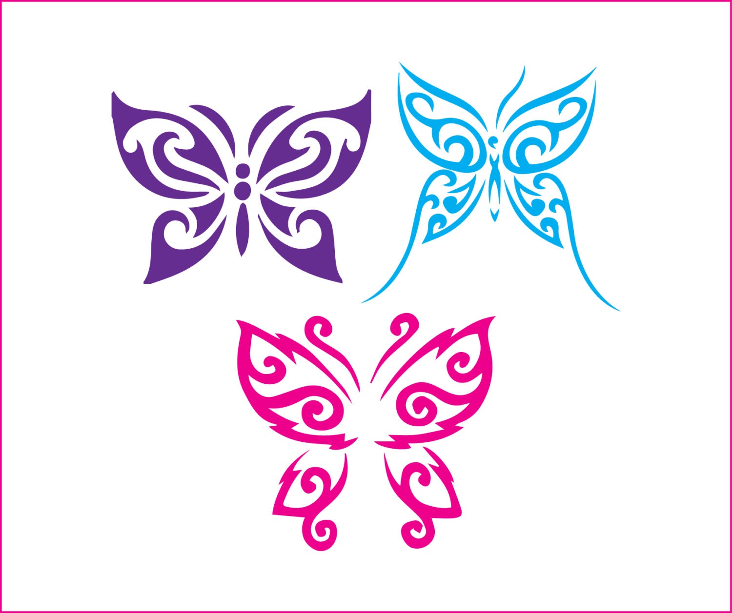 Download Tribal butterfly digital download animal svg dxf eps ai | Etsy