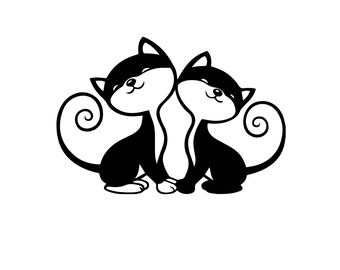 Download Peeking cat decal cute cat car decal cat vinyl decal girly