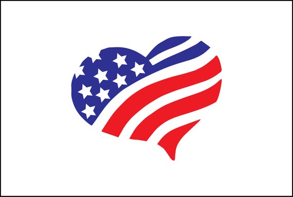 Free Free American Flag Heart Svg 825 SVG PNG EPS DXF File