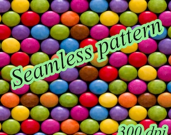Candy Texture Seamless Pattern: Colorful Fabric Print (Digital Download)
