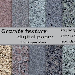 Papier numérique de roche de granit, papier numérique de marbre texture de granit motif de pierre de papier numérique mur de pierre papier numérique
