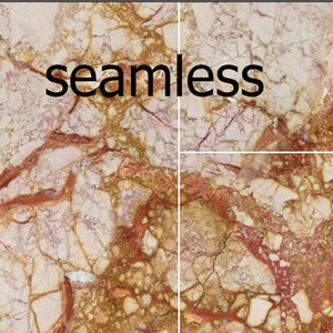 May include: A seamless marble pattern with a mix of cream, brown, and red tones. The word "seamless" is written across the top in black. The design features a natural stone appearance, suitable for various design applications.