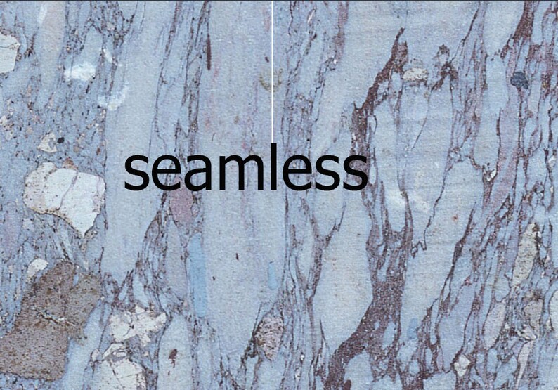 May include: A seamless, abstract pattern with a marble-like texture. The design features a blend of light blue, gray, and brown hues, with the word "seamless" in black text.