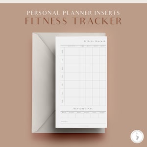 Fitness Tracker, Personal Planner Einsätze, druckbarer Planer, wöchentlicher Fitness Tracker, Workout Tracker, Wellness Planner Einsätze