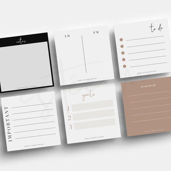 Sticky Notes - Etsy