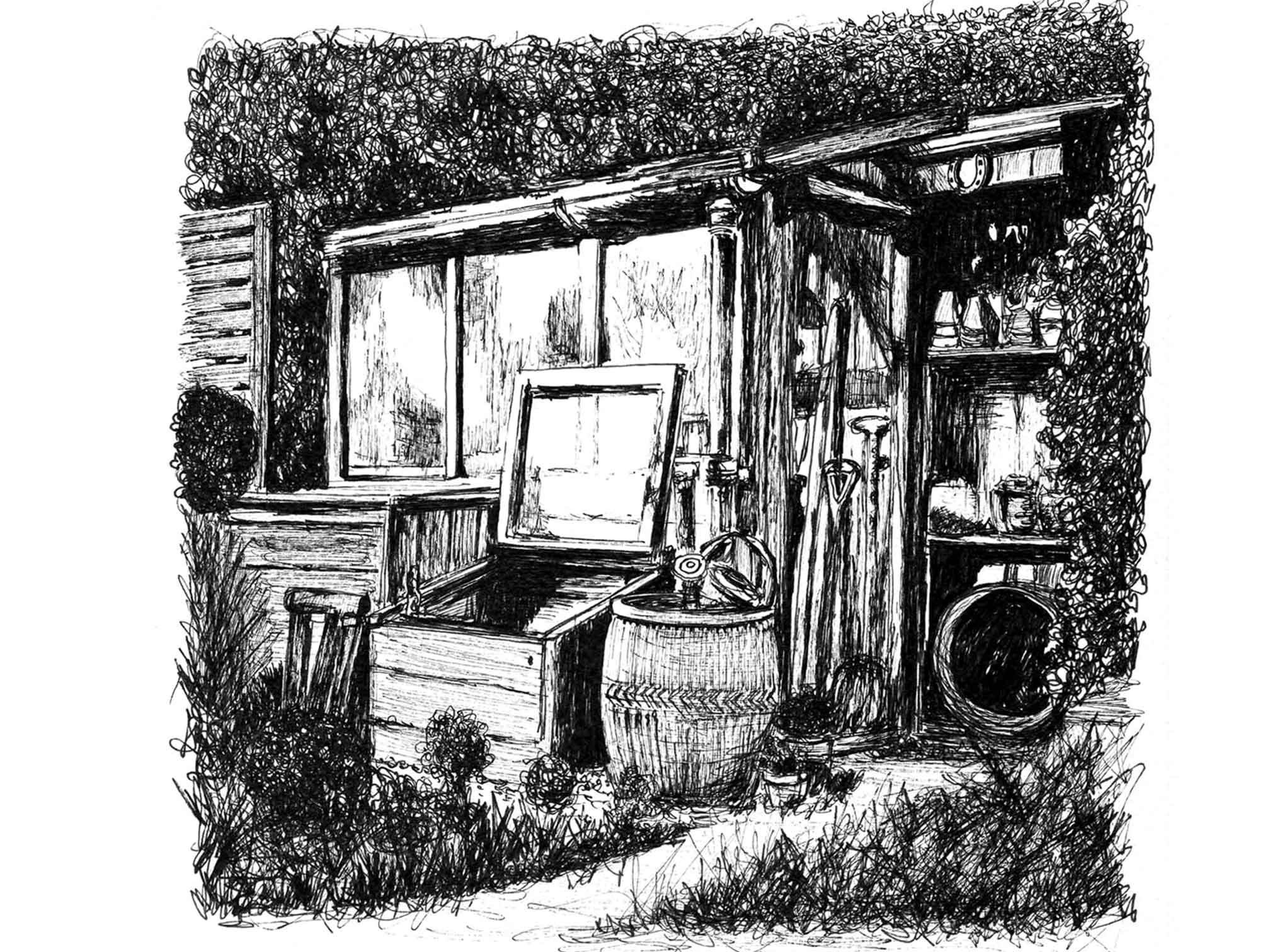 Chelsea Flower Show-Garden Shed-Digital A4 Print-RHS | Etsy
