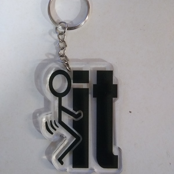 F**k It keyring / Funny Key Chain