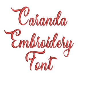 4 Size Caranda Embroidery Designs, Embroidery fonts ,BX fonts Machine Embroidery Designs - 9 File Fomats Pes font
