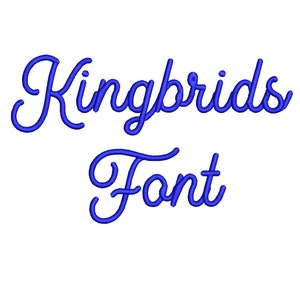 5 Size Kingbrids  Embroidery Fonts, Embroidery designs ,BX fonts,  Pes font,Monogram font,Machine Embroidery, digital download,9 File Fomats
