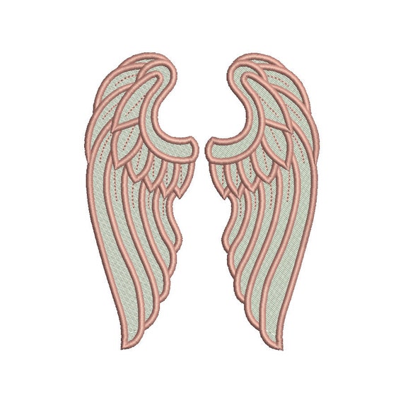 5 size wing embroidery designswing design christmas  etsy 5 size wing embroidery designswing design christmas  etsy