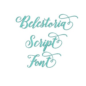 5 Size Belestoria Embroidery Font, BX fonts Machine Embroidery Designs Embroidery Fonts - 9 File Fomats monogram font embroidery