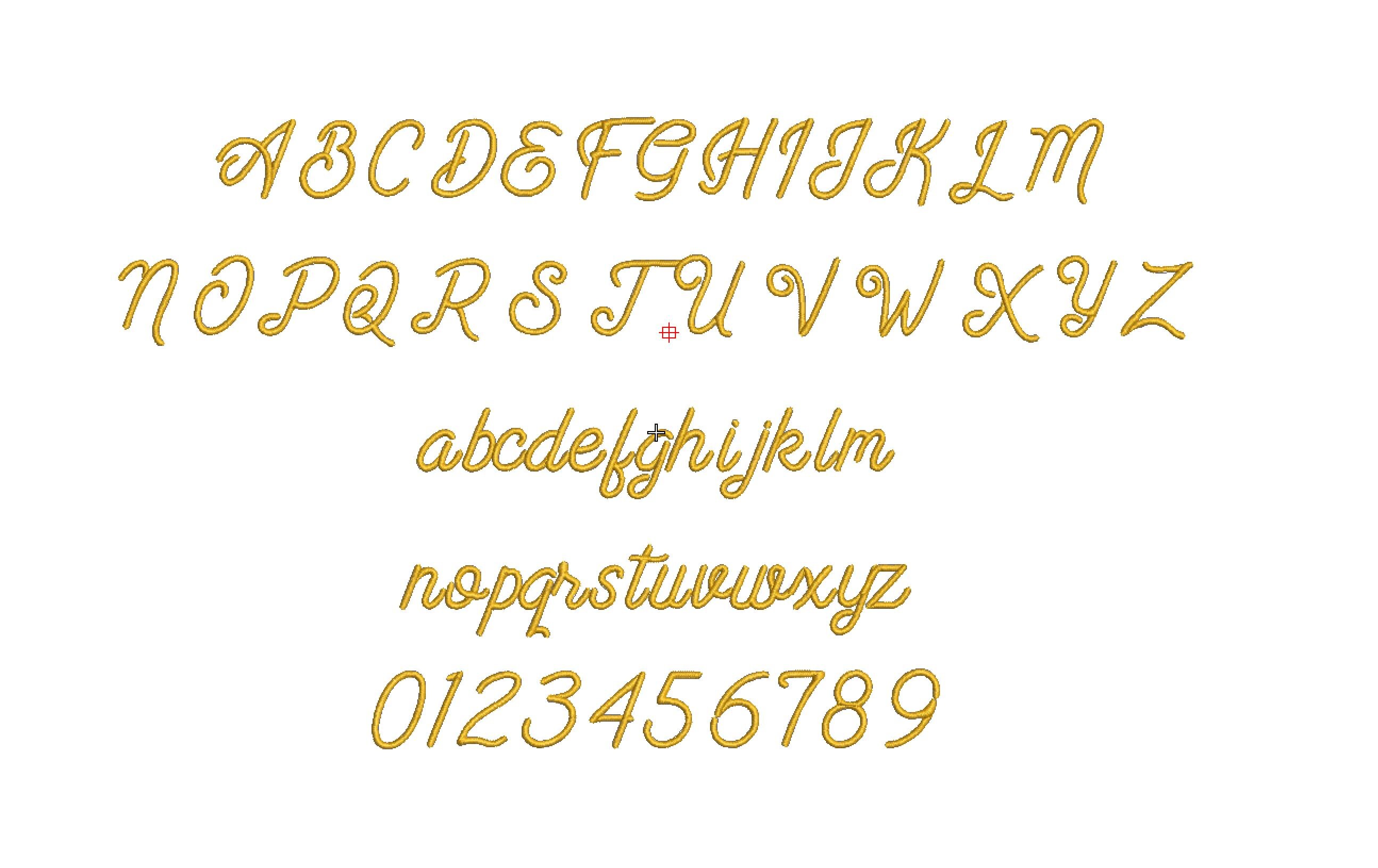 3 Size Alvand Font Set 1 Embroidery Designs BX Fonts Machine | Etsy