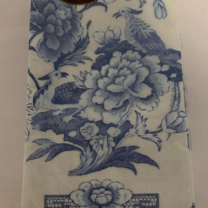 Caspari Blue and White Guest Napkins