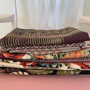 Designer Purple Fabric Remnants