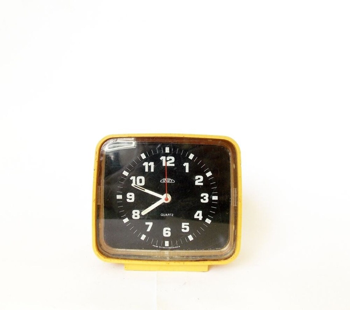Vintage 1980s Alarm Clock PRIM Czechoslovakia Bakelite Retro Etsy