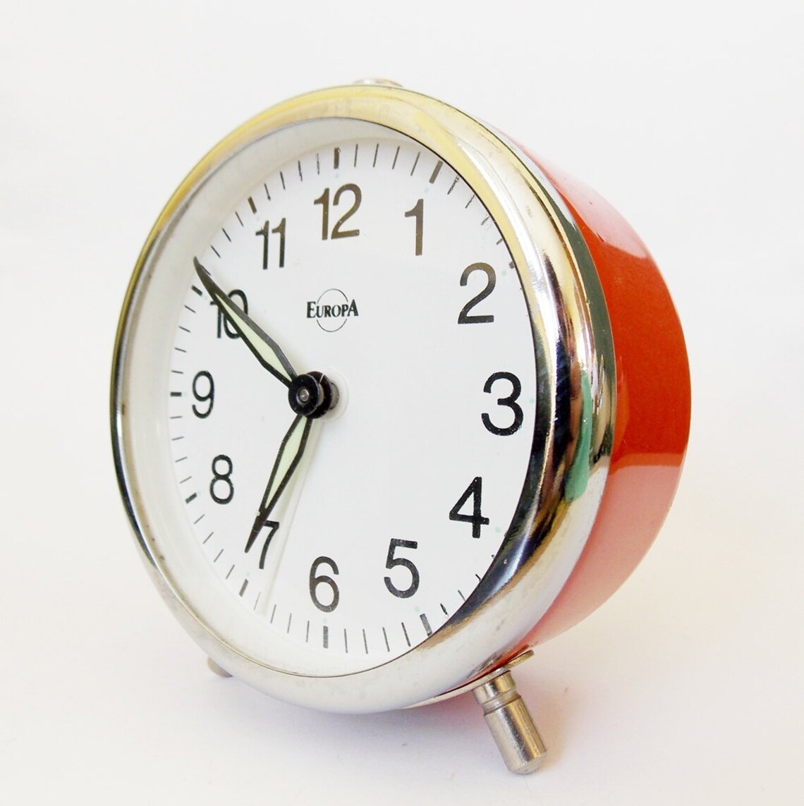Vintage 1980s Alarm Clock EUROPA German Retro Old Desk Table Etsy