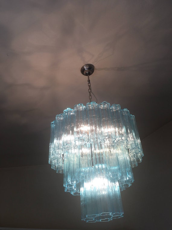 Contemporary Murano Glass tronchi Chandelier by Italianlightdesign
