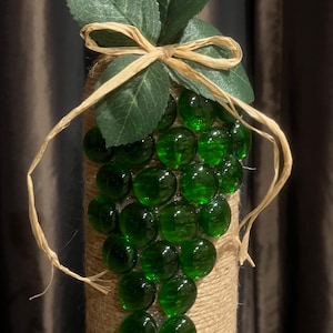 Decorative wine bottle