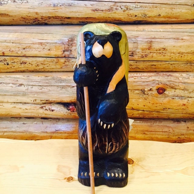 Carved Jeff Fleming Bears - Etsy