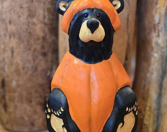 Big Sky Bears Jeff Fleming Bearfoots Carved Black Bear 11.25