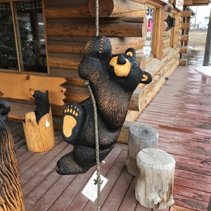 Tarzan hanging rope wood bear