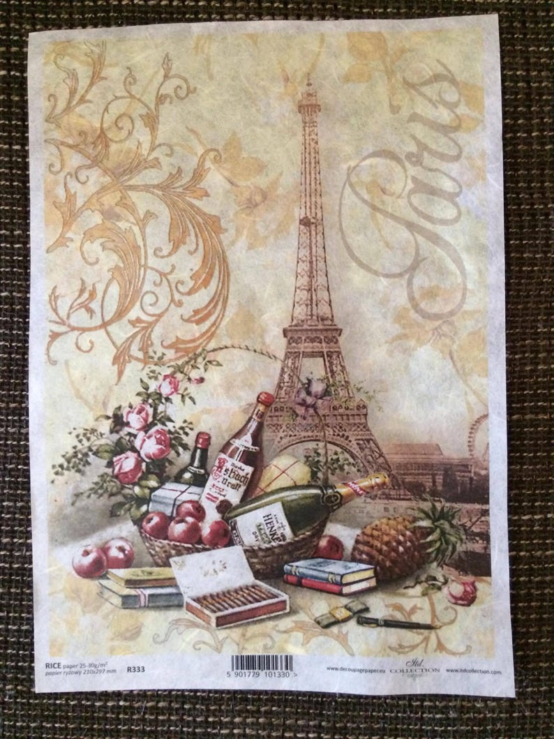 Individual Paper Decoupage Napkin Unique Creative Design Collection 774