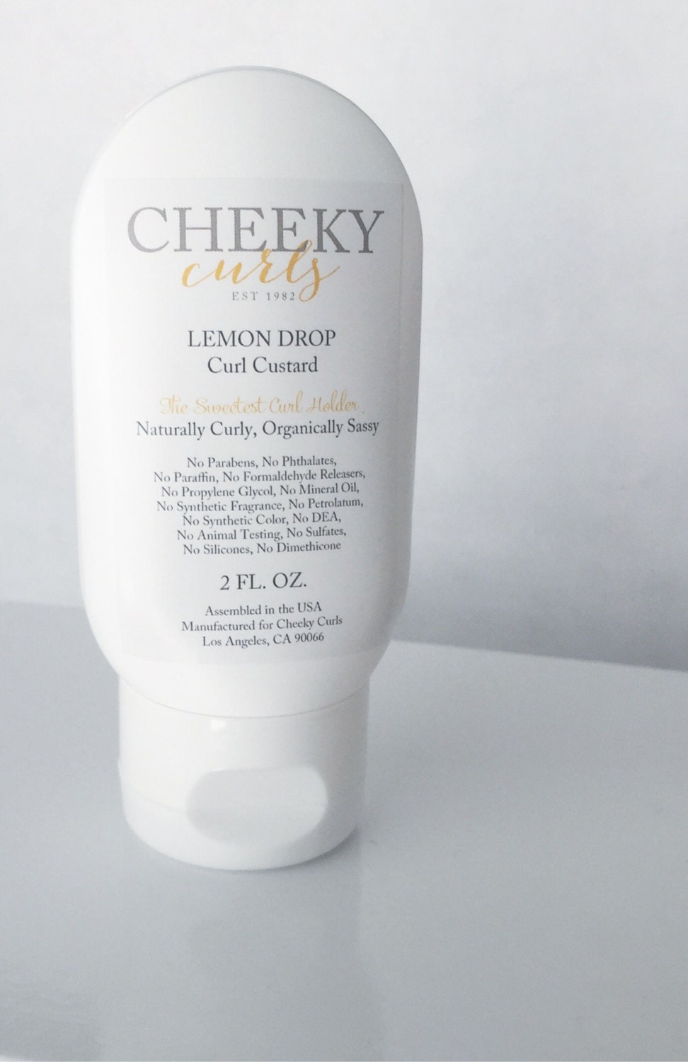 Curl Custard 2 Oz Natural Hair Gel And Curly Hair Care Etsy