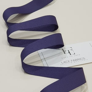 Lilac Grosgrain Ruban Grosgrain Bows, Fournitures d’arc à cheveux, par verge, ruban lilas, arc cadeau, ruban à cheveux, garniture grosgrain ST1039