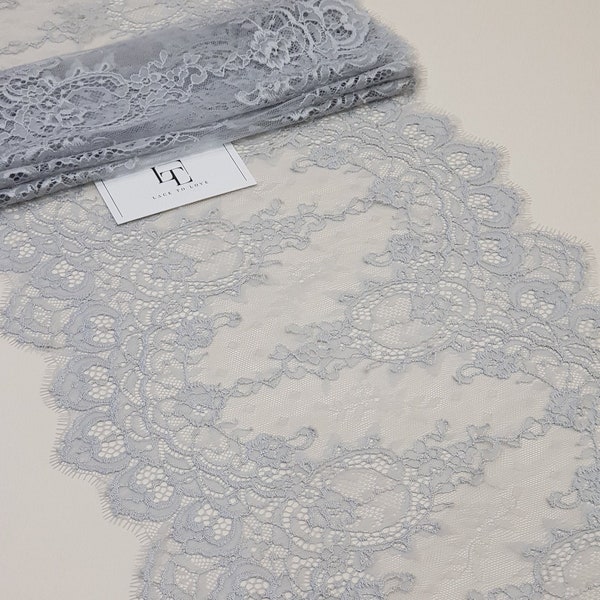 Gray Lace Trim Etsy