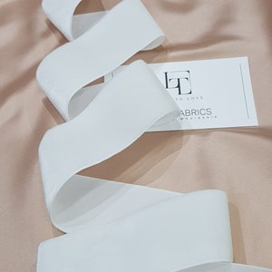 Ivory Elastisches Samtband Meterware, Samtstoffband Geschenk Schleife, Haarband Samt, Samtspitze HDS007