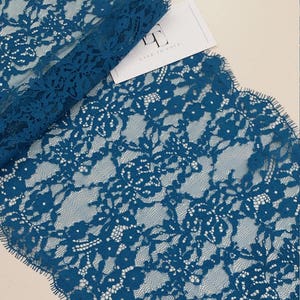 Türkis Grüne Spitze, Französische Spitze, Chantilly Spitze, Brautspitze Hochzeit Spitze Wimpernspitze Floral Spitze Ll8822