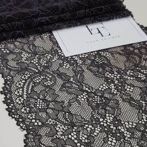 Braune Stretch Spitze, französische elastische Spitze, Bogenspitze für Brautkleid, Strumpfband Spitze, Abendkleid Spitze, Strumpfband Spitze, LMF500