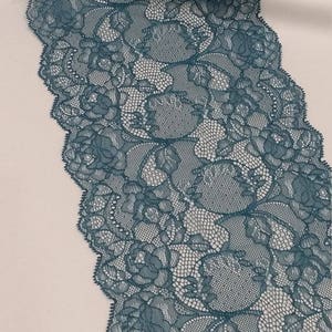 Renda verde, Renda francesa, Renda Chantilly, Renda nupcial Renda de casamento Renda recortada Renda de cílios Renda floral Lingerie L7198