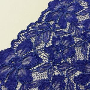 Pizzo blu taglio Pizzo francese, Pizzo Alencon, Pizzo abito da sposa, Pizzo da sposa, Pizzo giarrettiera, Pizzo da sera, Pizzo lingerie L97711
