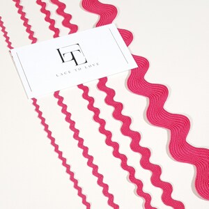 Roze rick reklint, geribbeld lint ST1068