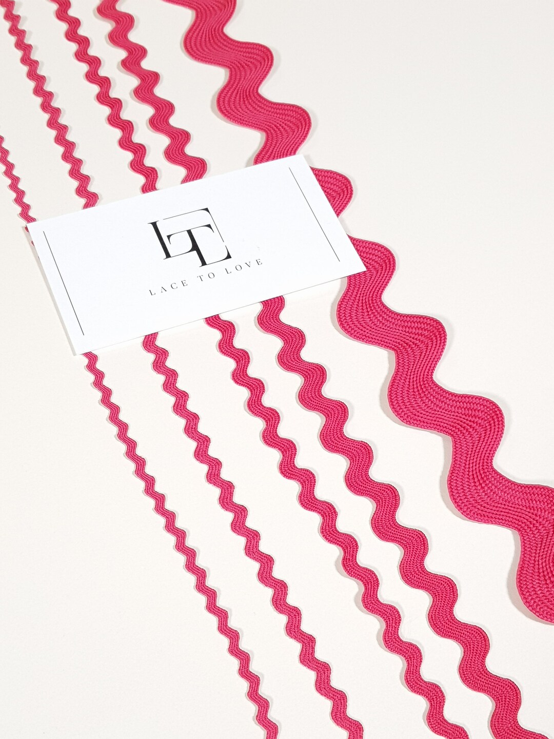 Transparent Background Rick Rack Ribbon Pink Rick Rack Ribbon, Ribbed Ribbon ST1066 - Etsy