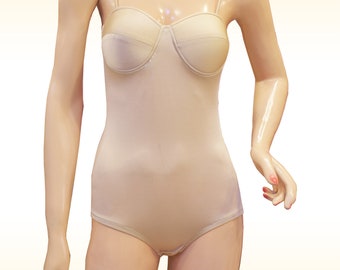 Nude Leotard Nuda Gymnastic Illusion Skin Bodysuit Lycra Custom-made 
