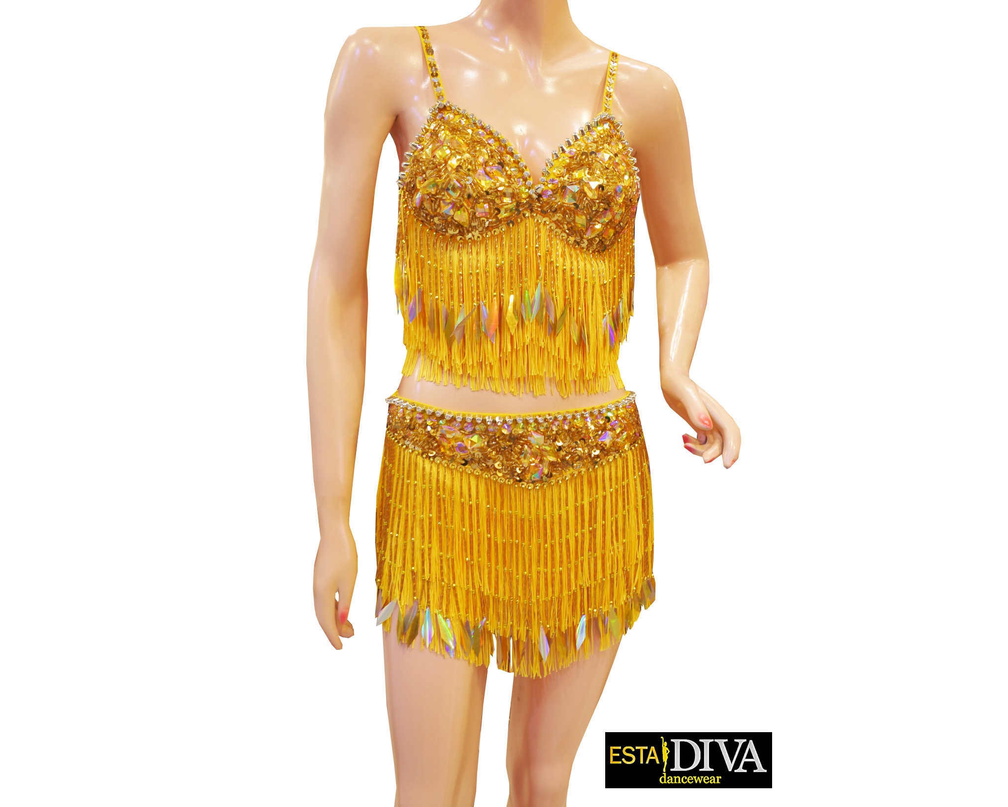 fringe dance dress