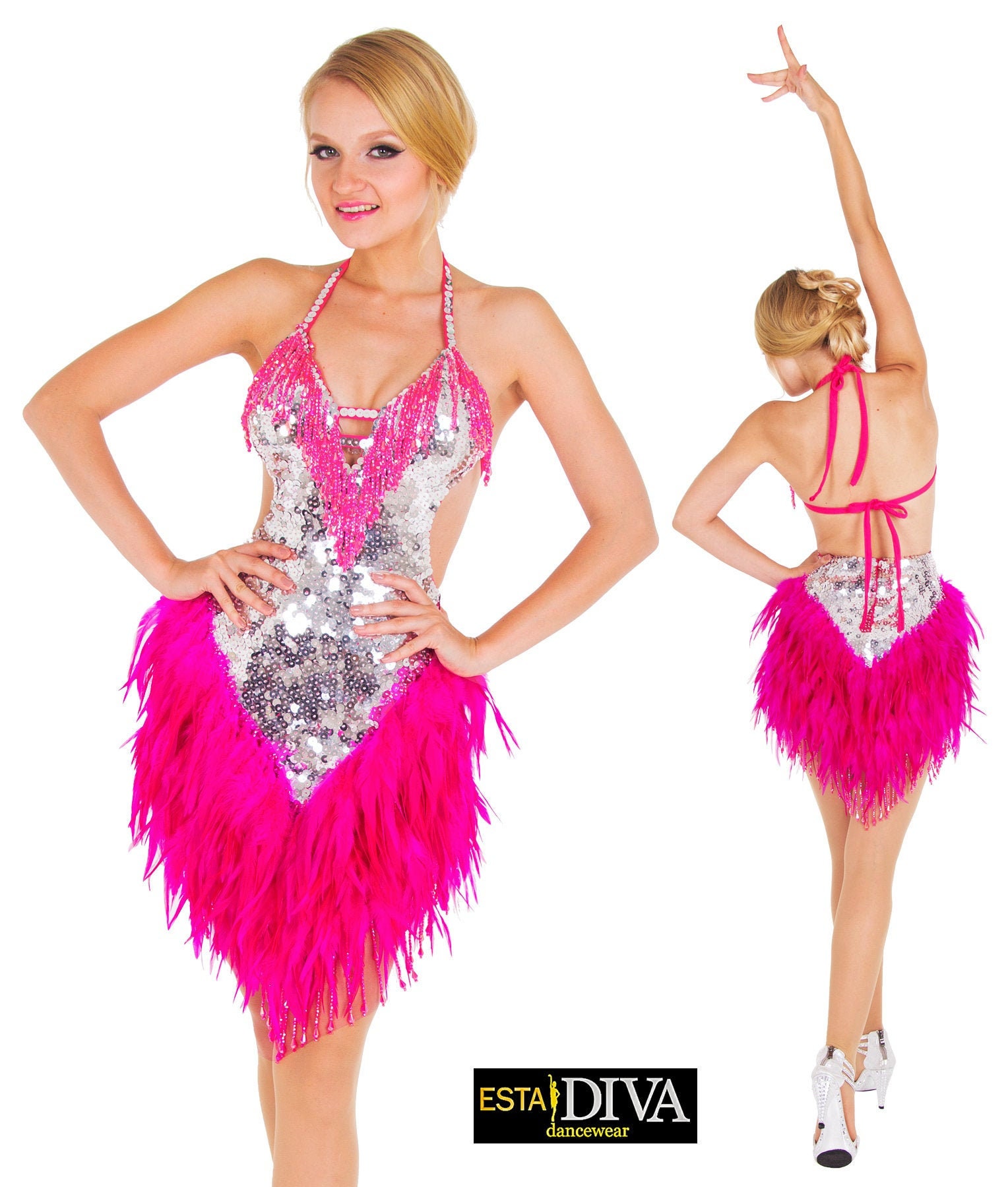 Can Can Showgirl Character Dance Costume
