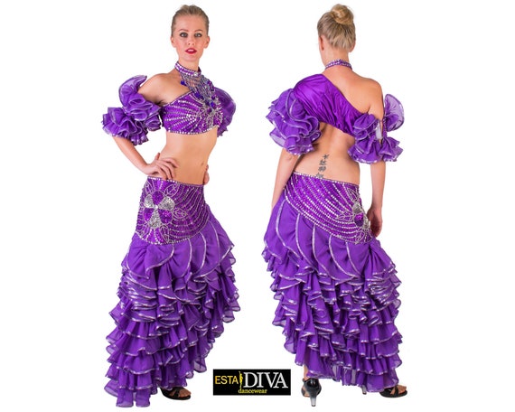 Spanish Dance Dress Traje De Flamenca Latin Outfit Flamenco Costume  Custom-made 