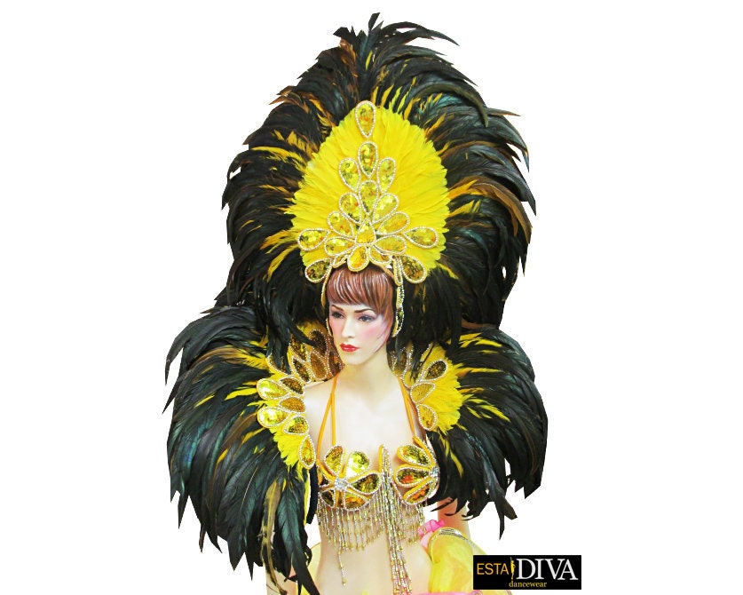 Feather Set Adorno Pluma Showgirl 
